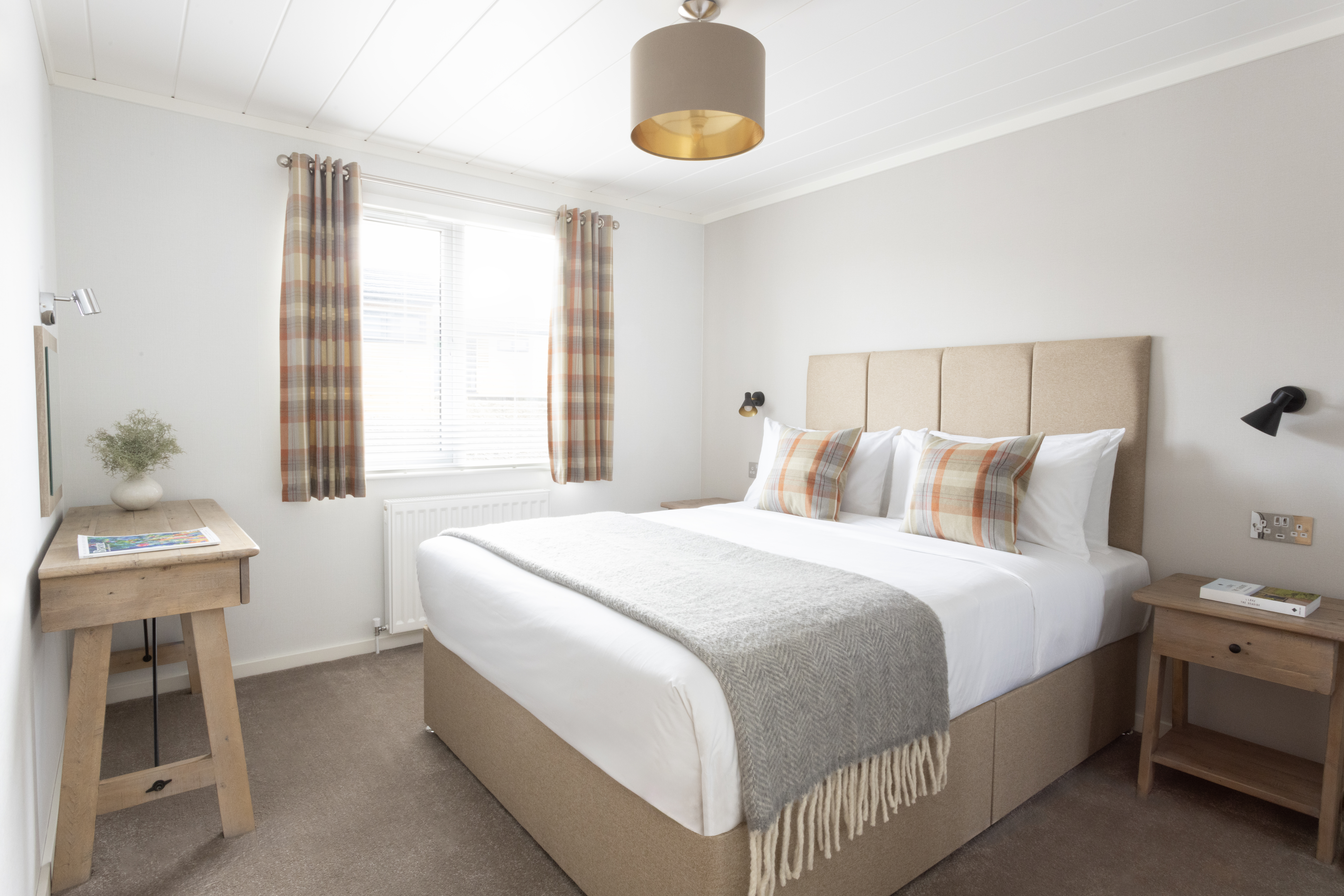 Lodge bedroom at Lost Shore