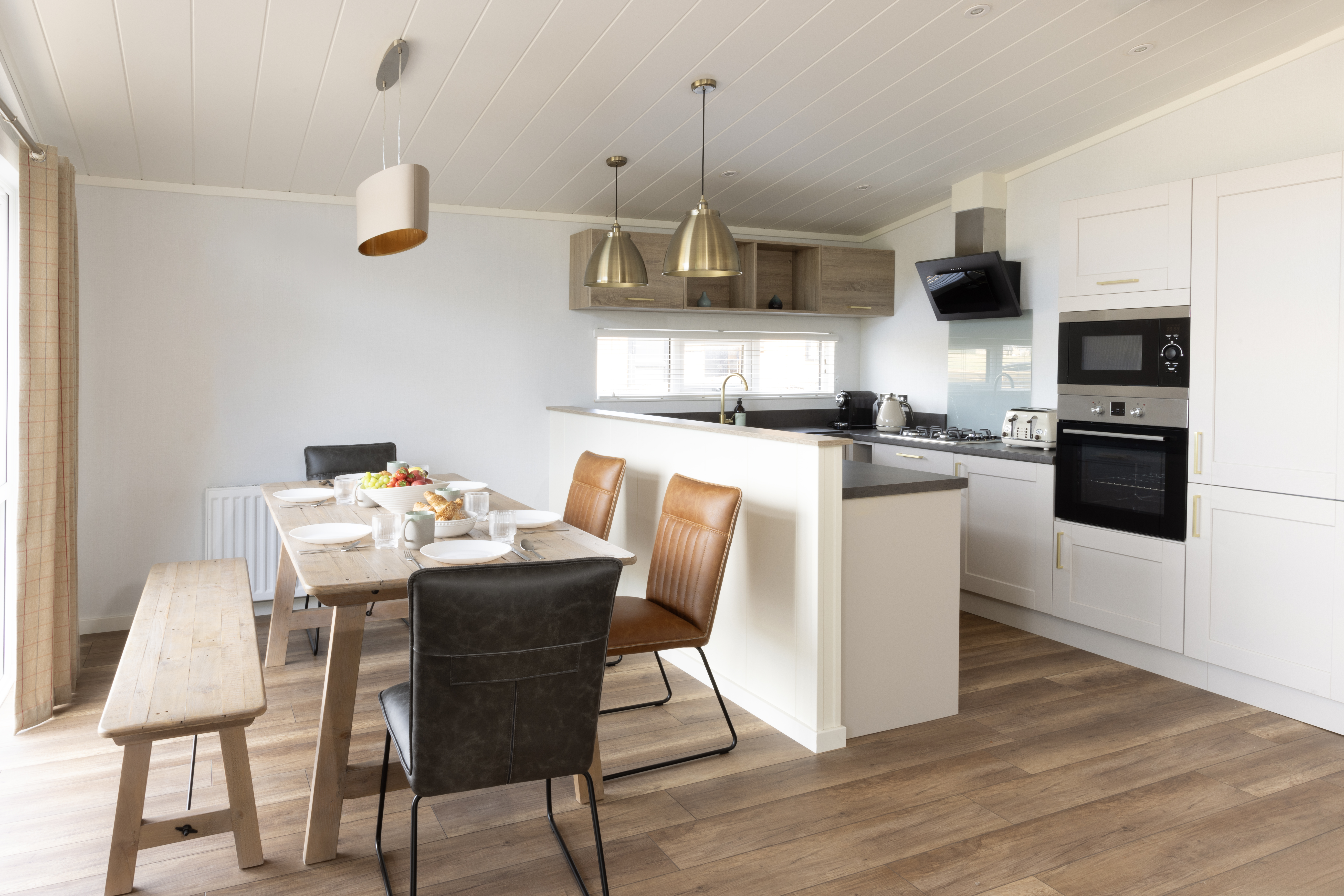 Lodge Kitchen and Dining rooms at Lost Shore