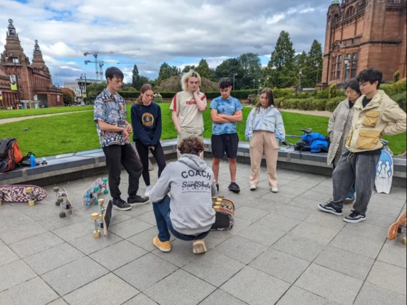 Group classes with SurfSkate Academy